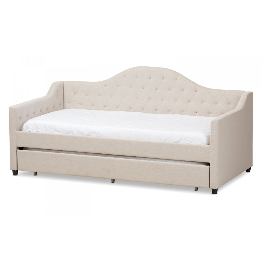 Baxton - Perry Modern Daybed with Trundle