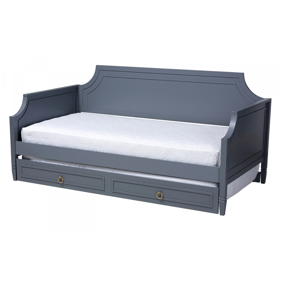 Baxton - Mariana Daybed with Twin Size Trundle