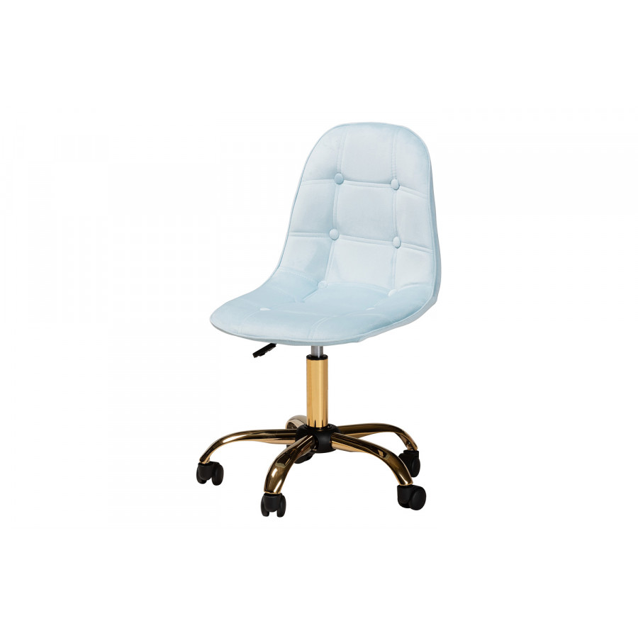 Baxton - Kabira Contemporary Glam Swivel Office Chair