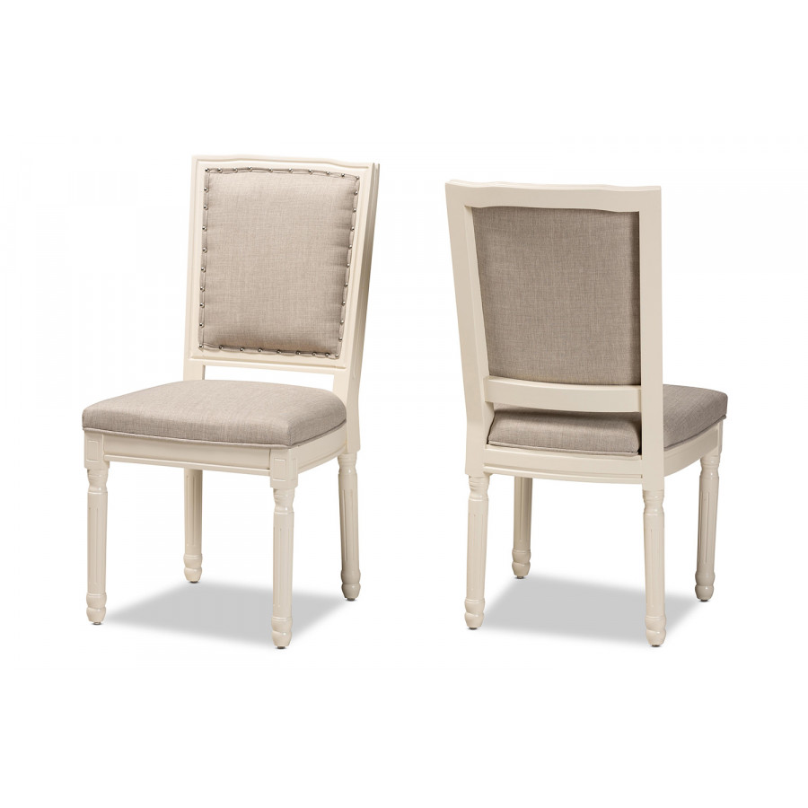 Baxton - Louane 2-Piece Dining Chair Set