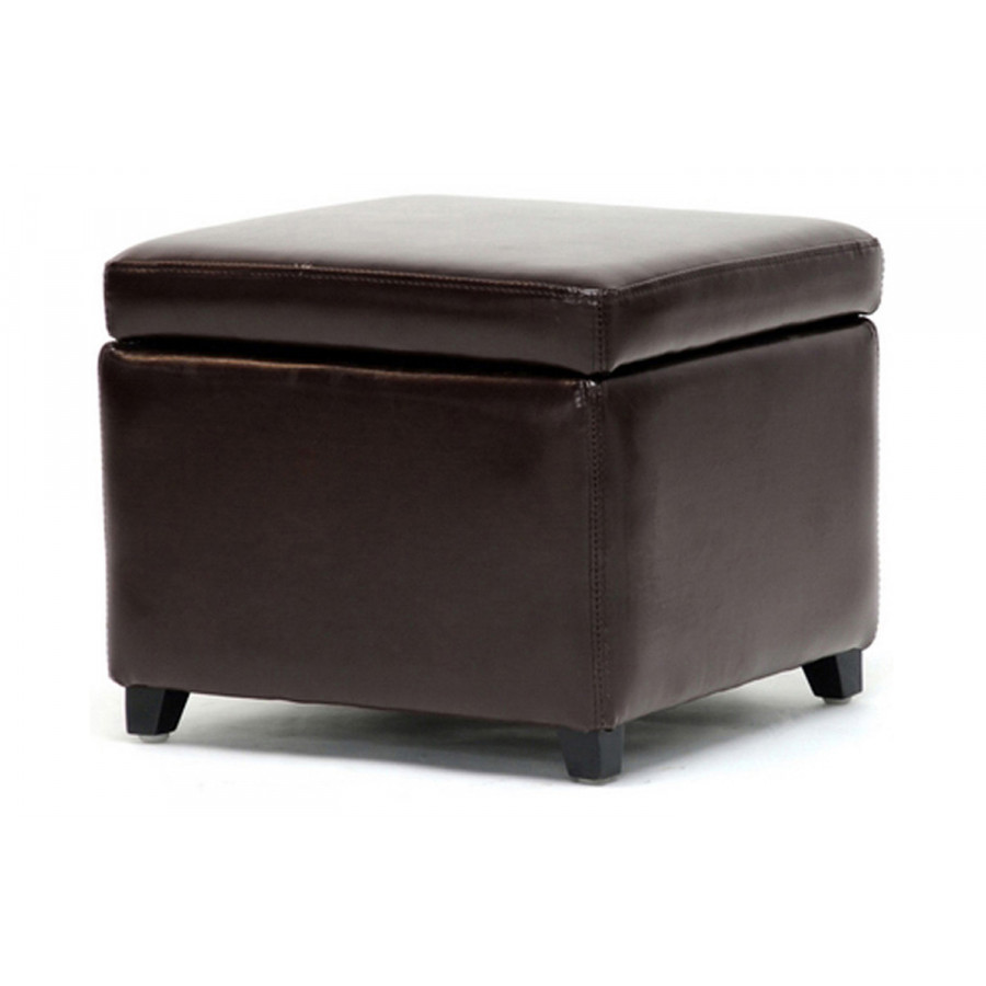 Baxton - Small Storage Cube Ottoman