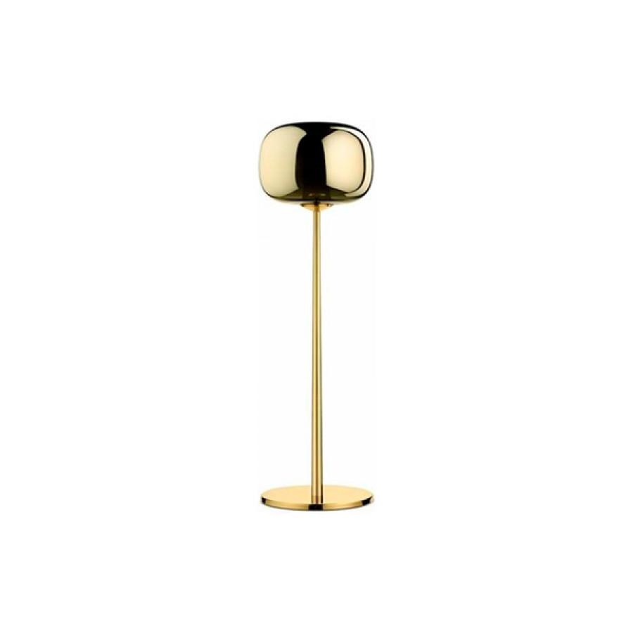 Mobital - Janice Floor Lamp in Gold, Glass