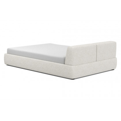Mobital Cloud 9 Queen Size Bed - Cream Boucle, Fabric