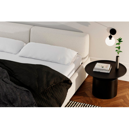 Mobital Cloud 9 Queen Size Bed - Cream Boucle, Fabric