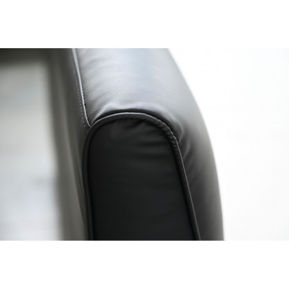 Mobital Noah Upholstered King Size Bed - Black, Leatherette
