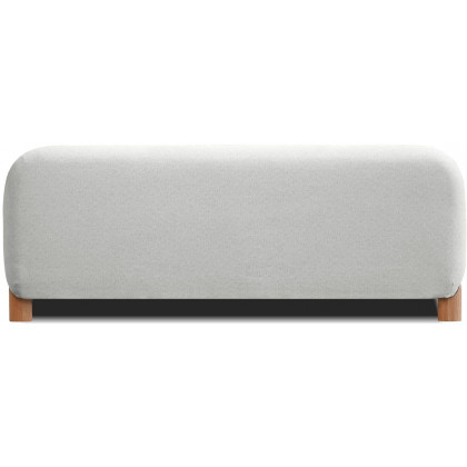 Mobital Rubble Queen Size Bed - Cream Latte, Fabric