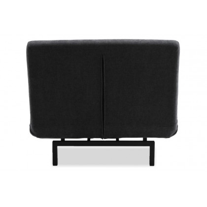 Mobital Iso Armless Solid Chair-Bed - Dusk Chenille, Fabric