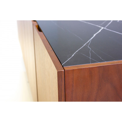 Mobital Calvin Buffet - Brown/Black, Marble
