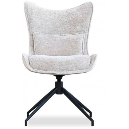 Mobital - Amalfi Swivel Dining Chair in Black