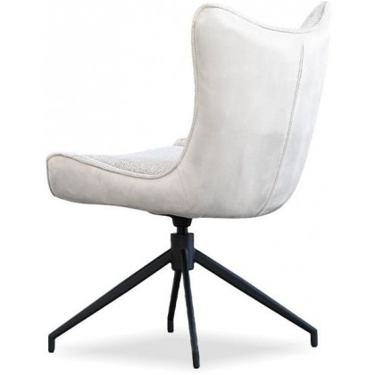 Mobital - Amalfi Swivel Dining Chair in Black