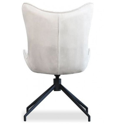 Mobital - Amalfi Swivel Dining Chair in Black