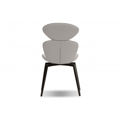 Mobital Antler Swivel Dining Chair - Light Taupe, Leather