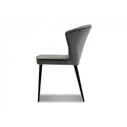Mobital Ariel  Dining Chair - Graphite, Fabric