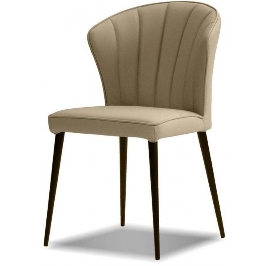 Mobital Ariel Dining Chair - Wheat, Leather