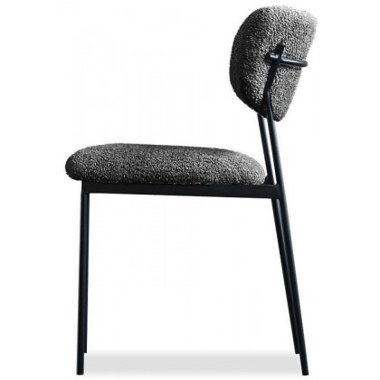 Mobital Clique Dining Chair - Chalkboard Gray, Fabric