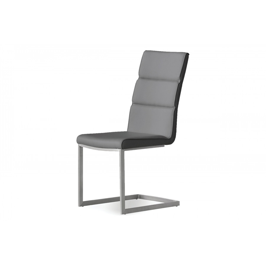 Mobital Duomo Dining Chair - Gray, Leather