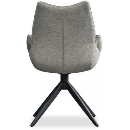 Mobital - Gian Swivel Armchair in Espresso Ultra Suede/Brunette