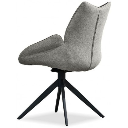 Mobital - Gian Swivel Armchair in Espresso Ultra Suede/Brunette