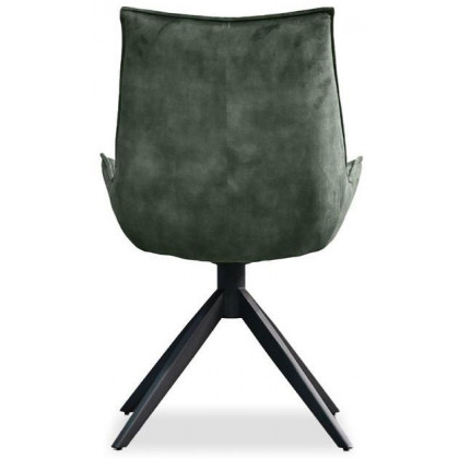 Mobital Giulia Swivel Dining Chair - Forest Green