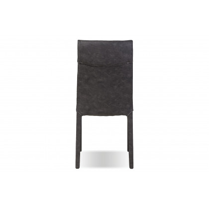 Mobital - Harris Dining Chair in Gray, Leather