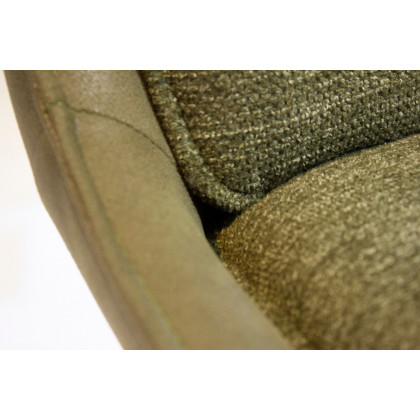 Mobital Puccini Swivel Dining Chair - Evergreen, Leather