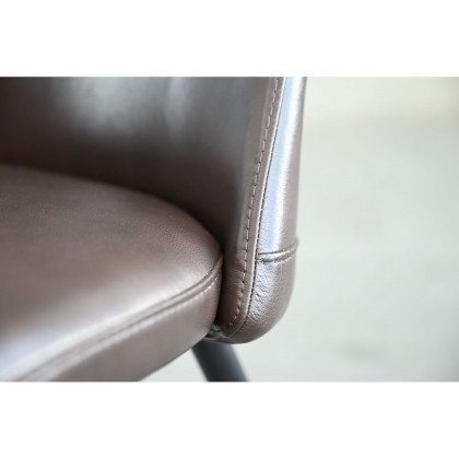 Mobital - Savoir Dining Chair in Belgian Brown