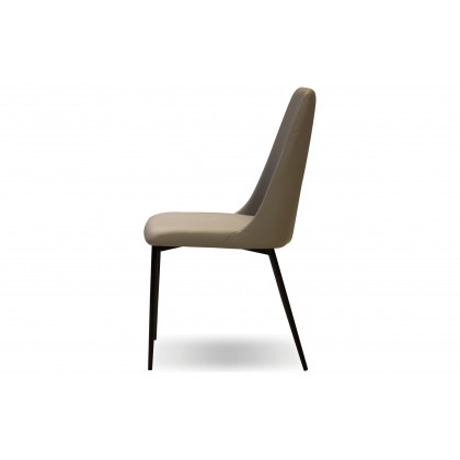 Mobital Seville  Dining Chair - Taupe, Leather