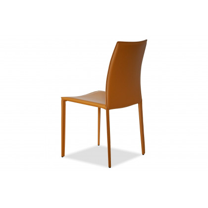 Mobital Zak  Dining Chair - Caramel, Leather