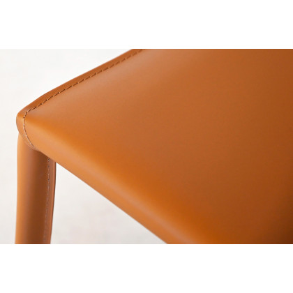 Mobital Zak  Dining Chair - Caramel, Leather
