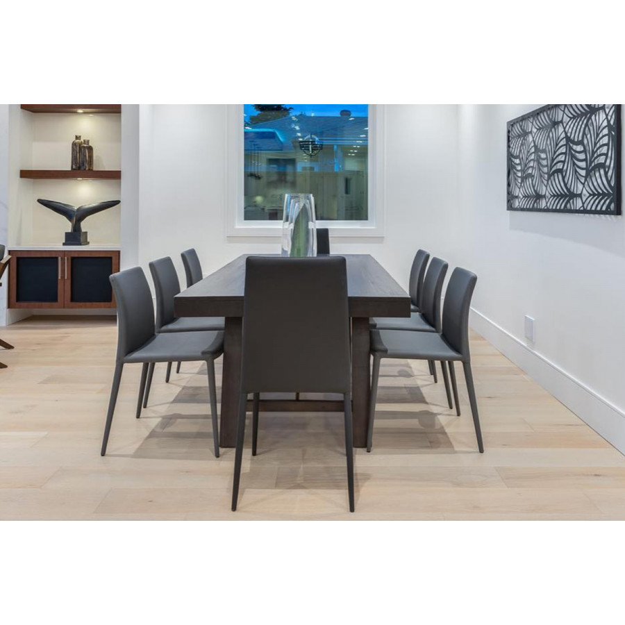 Mobital Zeno  Dining Chair - Gray, Leather