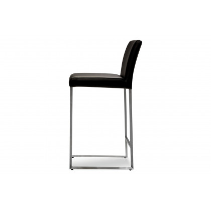 Mobital Tate Counter Stool - Black, Leather