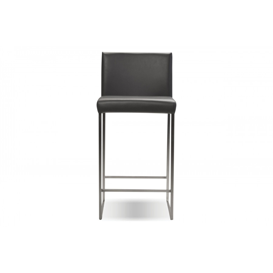 Mobital Tate Counter Stool - Gray, Leather
