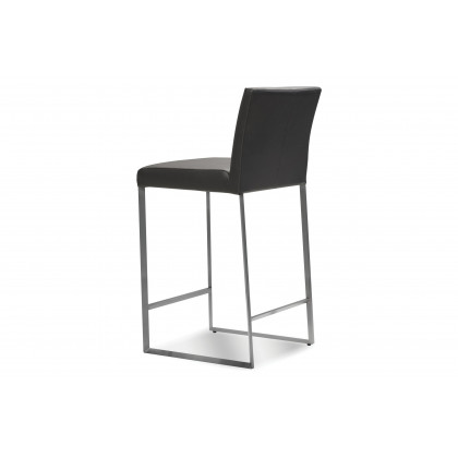 Mobital Tate Counter Stool - Gray, Leather