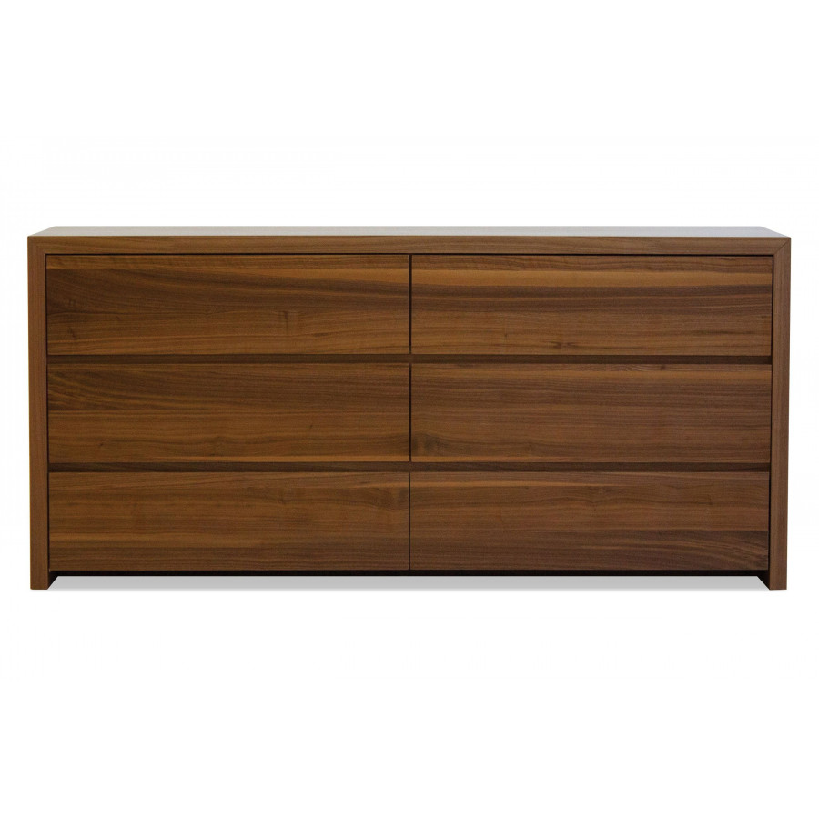 Mobital Blanche Double Dresser - Natural Walnut
