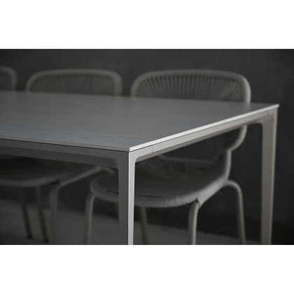 Mobital Cayman Indoor/Outdoor 94" Dining Table - Travertino