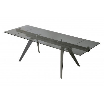 Mobital - Noire Dining Table in Smoke Gray