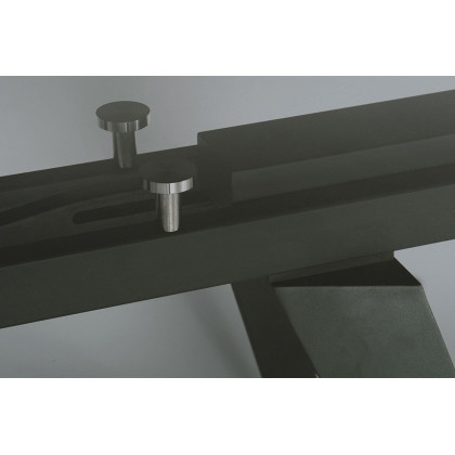 Mobital - Noire Dining Table in Smoke Gray