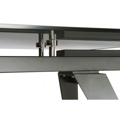 Mobital - Noire Dining Table in Smoke Gray
