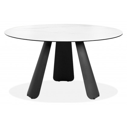 Mobital Palazzo Dining Table - White, Ceramic