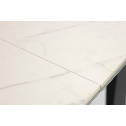 Mobital The W Dining Table with Double Extension - Carrera, Ceramic