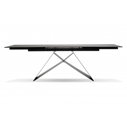 Mobital The W Dining Table with Double Extension - Slate, Ceramic