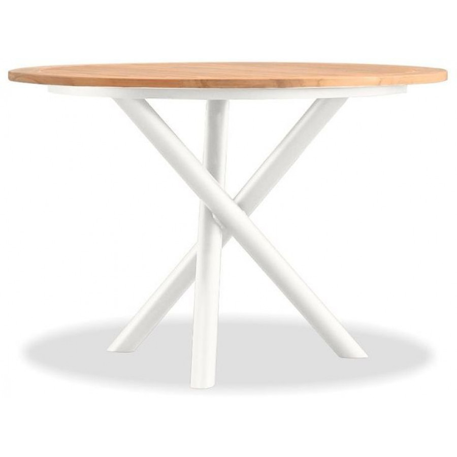 Mobital - Torch Round Dining Table in Teak Top