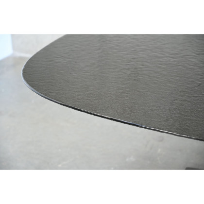 Mobital Wave 110" Dining Table - Black Modern