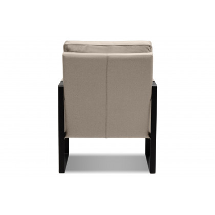 Mobital Mitchell Square Arms Solid Armchair - Wheat, Leather