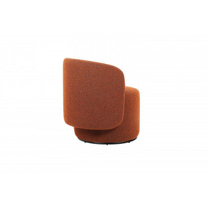 Mobital Biarritz Swivel Lounge Chair - Rust, Fabric