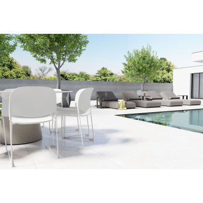 Mobital Bondi Lounger  - Charcoal Gray, Fabric
