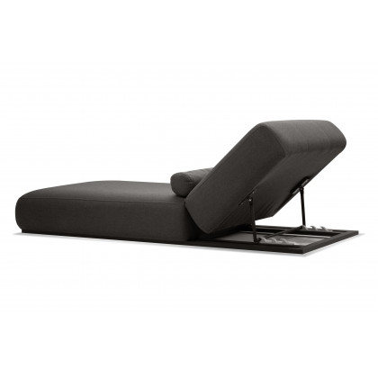 Mobital Bondi Lounger  - Charcoal Gray, Fabric