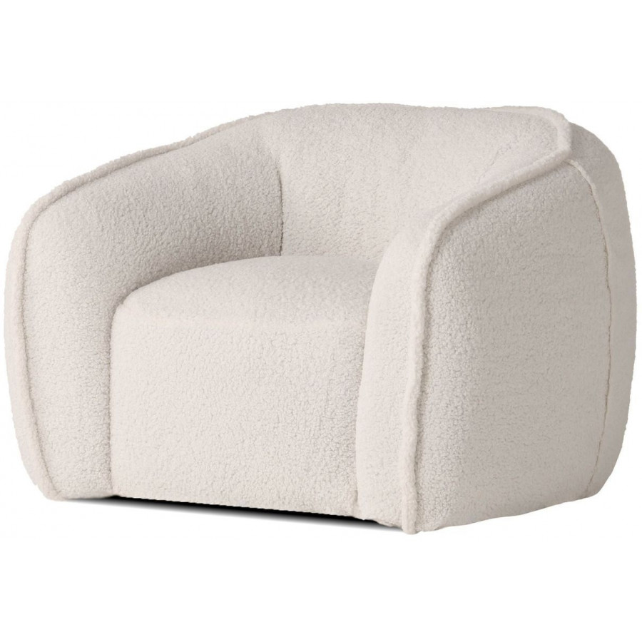 Mobital - Duffy Occasional Chair in Cream Teddy, Fabric