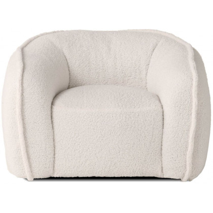 Mobital - Duffy Occasional Chair in Cream Teddy, Fabric