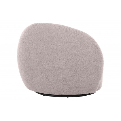 Mobital Dune Swivel Lounge Chair - Dusty Rose, Fabric